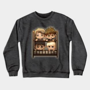 4 Boys/2 Bunkbeds Cartoon Crewneck Sweatshirt